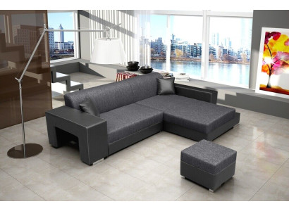 Schlafsofa Eck Sofa Couch Bettfunktion Polster Eck Garnitur Schlaffunktion Neu