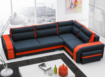 Ecksofa Wohnzimmer Schlaf Sofa Couchen Couch Garnitur L Form Stoff