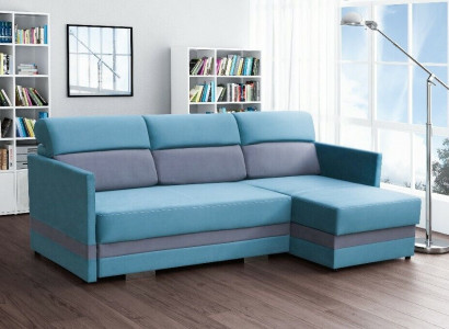 Sofa Schlafsofa Designer Sofa mit Bettfunktion + Bettkasten Ecksofa Couch NEU