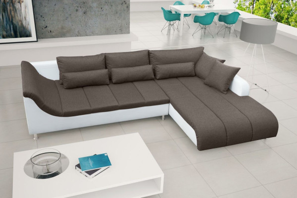 Sofa Designer Garnitur Ecksofa Couch Polster Ecke Sofas Textil Wohnlandschaft
