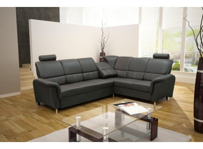 Wohnlandschaft Ecksofa Bettkasten Schlafsofa Sofa Polstersofa Couch Eck Sofas