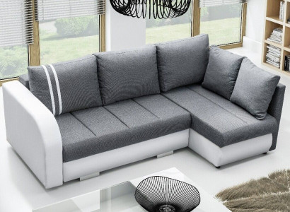 Design Ecksofa Couch Wohnlandschaft Schlafsofa Funktionssofa Eck Polster