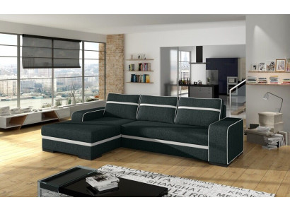 Schlafsofa Eck Sofa Couch Polster Eck Garnitur Schlaffunktion Bettfunktion