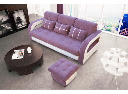 Schlafsofa Klappcouch 3-Sitzer Schlaffunktion + Bettkasten Couch Sofa Klappsofa