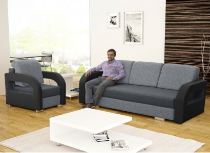 Schlafsofa Sofa Polster Bett Couchen Sofas Couch Sitz Bettfunktion 3 Sitzer Neu