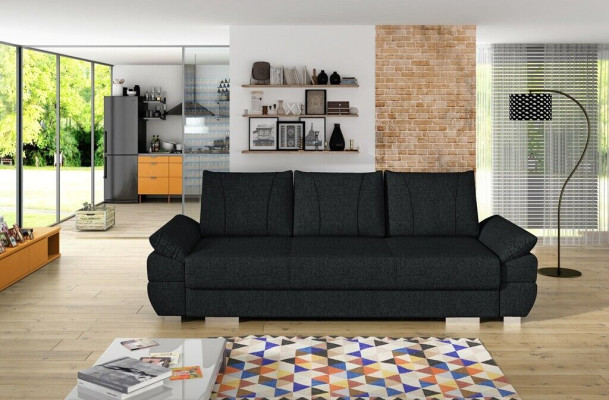 Designer 3 Sitzer Couch Sofa Polster Sofas Couchen 3er Textil Schlafsofa Bett