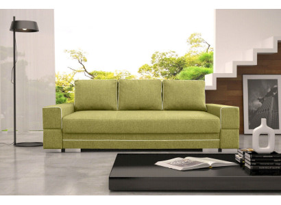 Schlafsofa Klappcouch 3-Sitzer Schlaffunktion + Bettkasten Couch Sofa Klappsofa