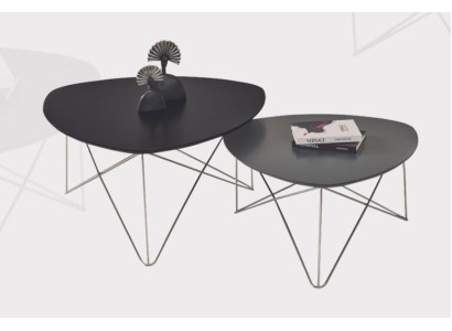 Couchtisch Schwarz Wohnzimmertisch Luxus Couchtische 2х Beistelltisch Tisch neu