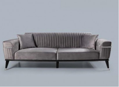 Luxus Wohnzimmer Couch Graue Couchen Sofa Möbel Grau Sofas Textil Einrichtung