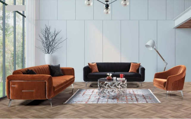 Moderne Couch Dreisitzer Polster Design Sofa 3Sitzer Zimmer Möbel