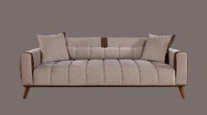Sofagarnitur 3+3+1 Sitz Sofas Polster Möbel Couchen Textil Gruppe