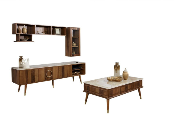 Garnitur Set Modern Tisch 6x Stühle Stuhl Komplette Essgarnitur 7tlg. Esszimmer