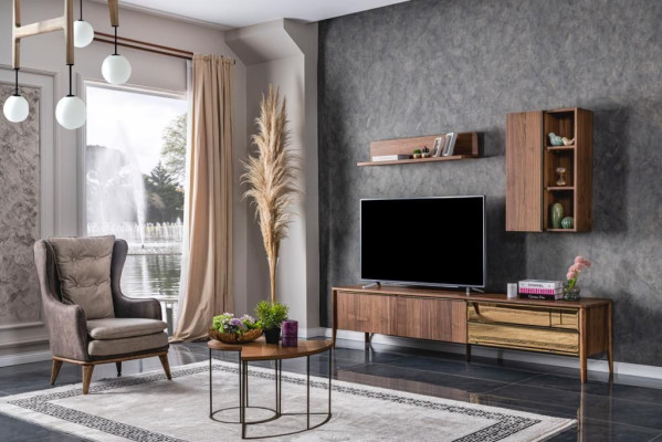 Sessel Ohrensessel Wohnzimmer Luxus 1 Sitzer Polyester Sitz Modern Design Neu