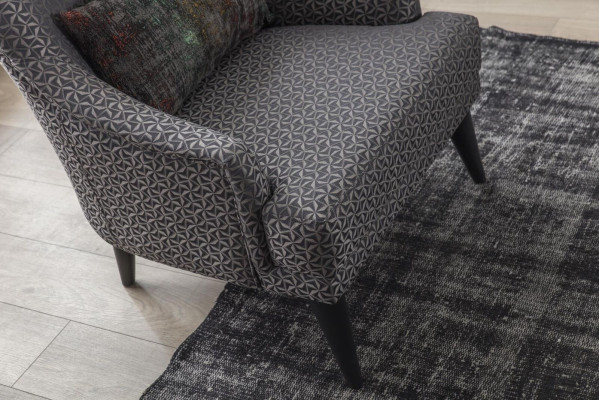 Sessel Einsitzer Sofa Couch Polster 1 Sitz Clubsessel Stoff Modern Wohnzimmer