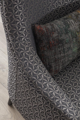 Sessel Einsitzer Sofa Couch Polster 1 Sitz Clubsessel Stoff Modern Wohnzimmer