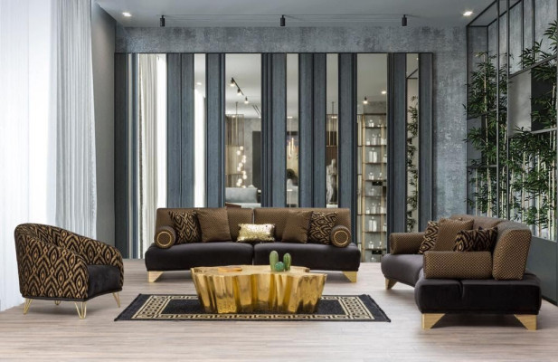 Sessel Sofa Einsitzer Relax 1 Sitz Clubsessel Stoff Modern Wohnzimmer Samt Neu