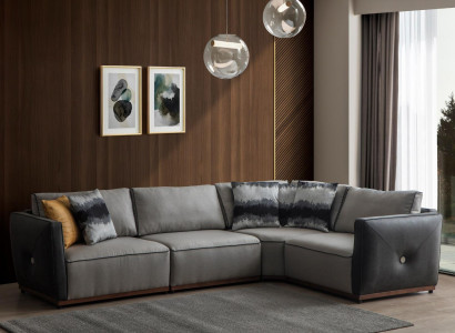 Wohnzimmer Ecksofa Sofas L-Form Sofa Ecke Stoffsofa Luxus Stoff Eckgarnitur Neu