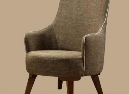 Luxus Moderne Sessel 1 Sitzer Design Wohnzimmer Polster Holz Möbel