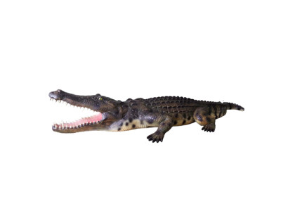 Krokodil Garten Deko Lebensgroßer Statue Figuren Skulptur 320cm Statuen Figur