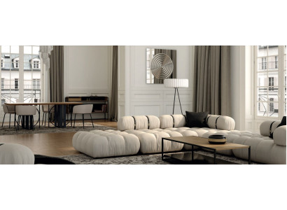 Ecksofa L-form Sofa Weiß Sofas Modern Wohnzimmer Textil Polster Design Eck Neu