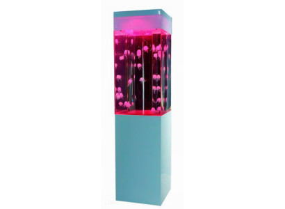 Design Aquarium Wassersäule Wasser Säule Dekoration Quallen Wasserwand