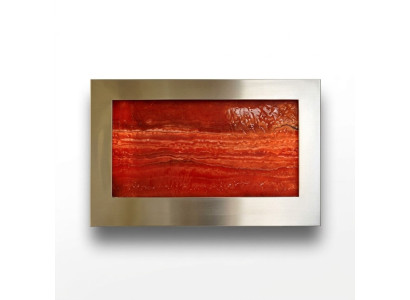 LED Wasserwand Designer Wasser Säulen Wasserfall Bild Rahmen 90x60
