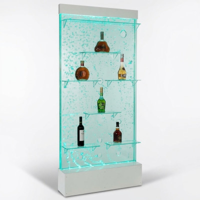 Regale Designer Beleuchtet Led Wasser Wand Bar Regal Säule Theke Wassersäulen