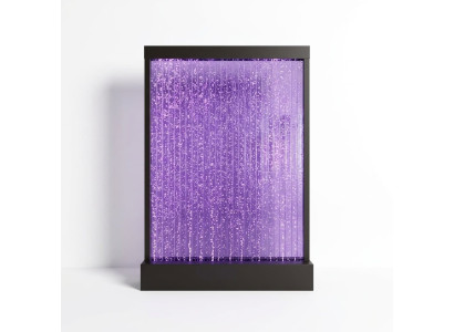 Wandpaneel Trennwand Wasser Wand LED Wasserwand Deko Design Beleuchtet