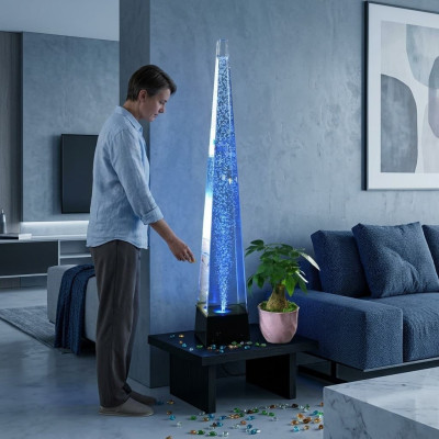 Wassersäule 146cm Wasserwand Säulen Wand Trennwand Led Beleuchtet