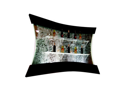 Regale Design Beleuchtet Led Wasser Wand Bar Regal Säule Wassersäulen