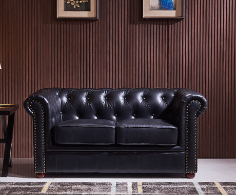 Chesterfield Sofa Couch Polster Stoff Leder Deko Garnitur Polster Couchen