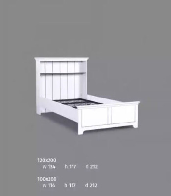 Holzbett Schlafzimmer Design Luxus Möbel Jugendzimmer Weiß Klassisch