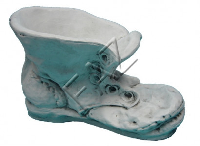 Designvase Schuh Blumenvase Vintage Vase Dekovase Blumentopf Dekoration Deko Neu