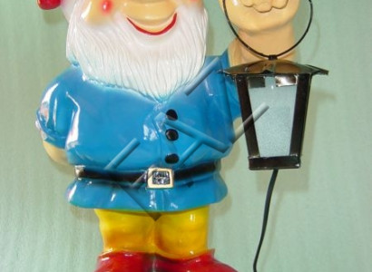 Zwerg Figur Garten Statue Skulptur Figuren Skulpturen Dekoration 50 cm Deko Neu