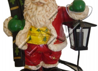 Design Weihnachts deko mit lampe Garten Statue Skulptur Figuren Skulpturen Neu