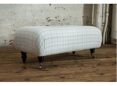 Chesterfield Fußhocker Ottomane Hocker Klassisch Beistell Relax Sessel Bank Neu