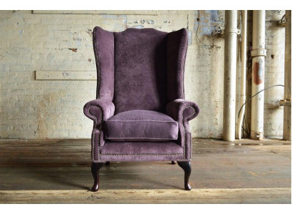 Chesterfield Ohrensessel Sessel 1 Sitzer Sofa Polster Couchen Leder Textil Couch