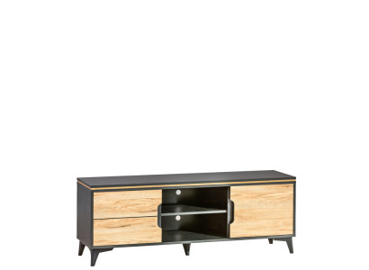 TV-Lowboard Gappa TV-Tisch TV-Schrank Modern Wohnzimmer Kollektion Walnuss