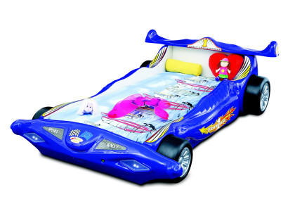 Blaues Rennauto Kinderbett Formula 1 Kinderbett Holzgestell Luxus Möbel