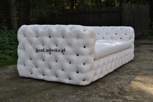 XXL Design Sofa Couch Polster 4 Sitzer Englische Chesterfield Samt Sofas Couchen