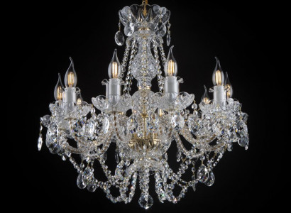 Luster Luxus Kristall Kronleuchter Decken Leuchten Handarbeit Neu Bohemia Lampen