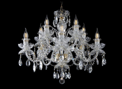 Luster Luxus Kristall Decken Leuchten Handarbeit Neu Bohemia Lampen Kronleuchter