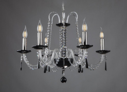 Kronleuchter Antik Stil Leuchte schwarz Leuchte Decken Lampen Luster Lampe Neu