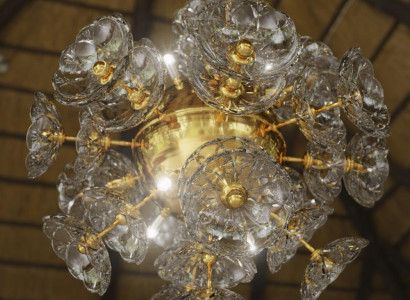 Kristall Kronleuchter Lüster Deckenleuchte Hängeleuchte Elite Bohemia Flower Neu