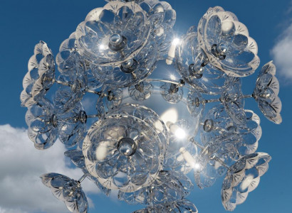 Kristall Bohemia Kronleuchter Luster Hängeleuchte Leuchte Lampe Deckenleuchte