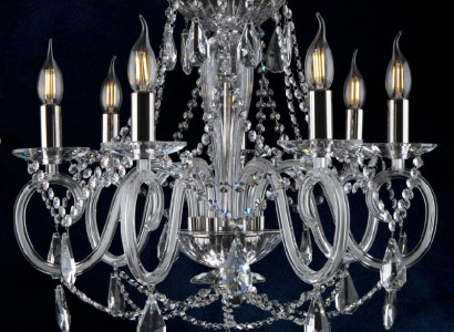 Lampe Luster Hänge Kronleuchter Leuchte Lampen Decken Kristall Leuchten Bohemia