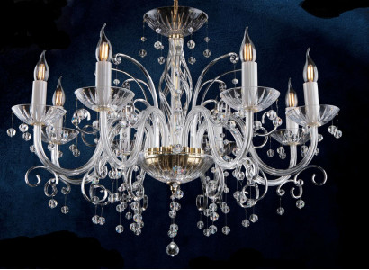 Lampe Luster Hänge Lampen Kronleuchter Leuchte Decken Kristall Leuchten Bohemia