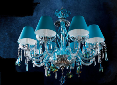 Luster Lampe Kristall Kronleuchter Hängeleuchte Leuchte Bohemia Deckenleuchte