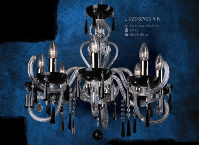 Lampe Luster Kristall Leuchten Decken Hänge Lampen Kronleuchter Leuchte Bohemia