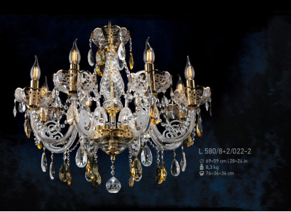 Kristall Leuchte Decken Luster Kronleuchter Lampe Leuchte Bohemia Lampen Decken